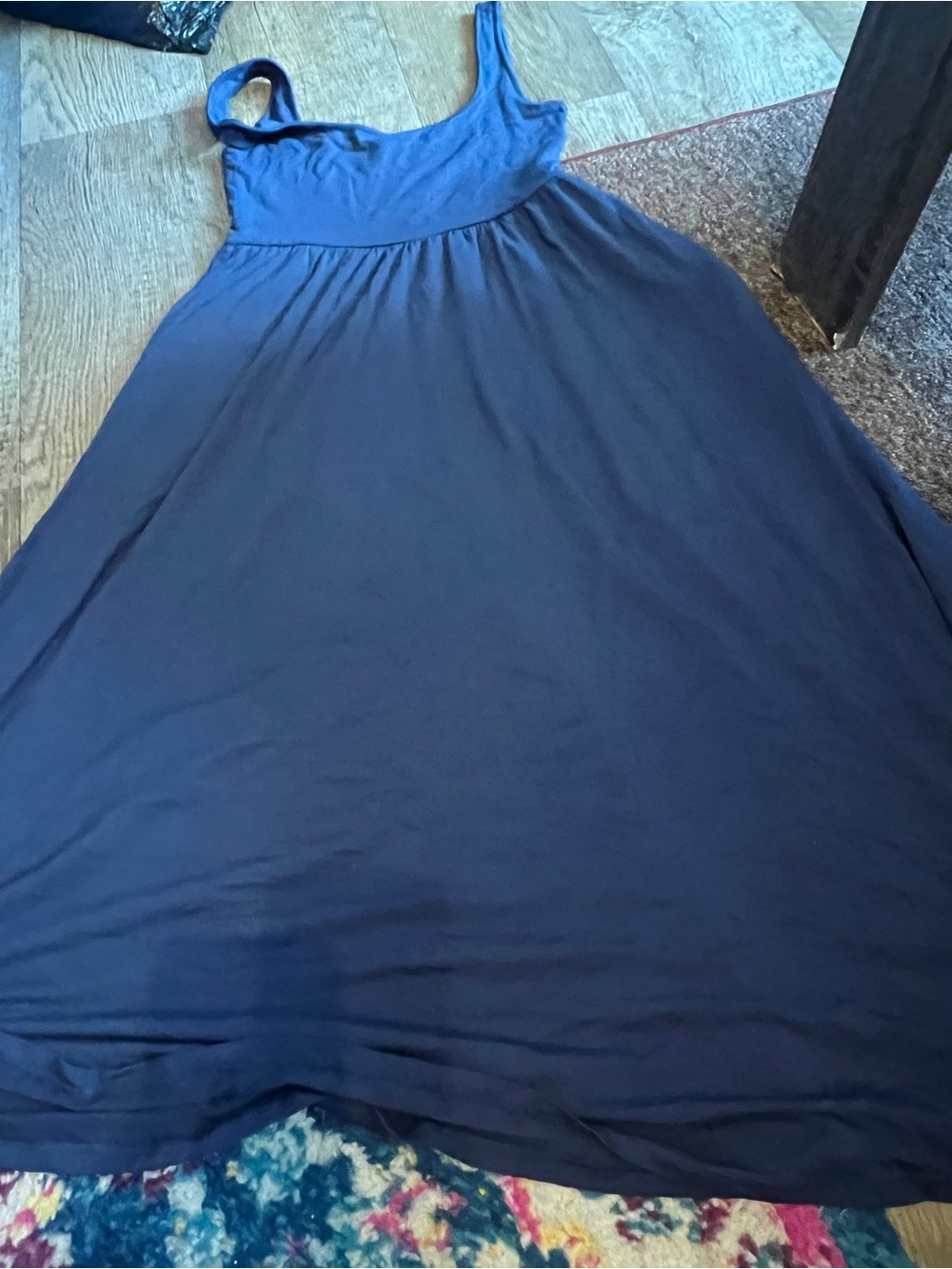 Wilfred Women's Navy Scoop Neck Maxi Dress
